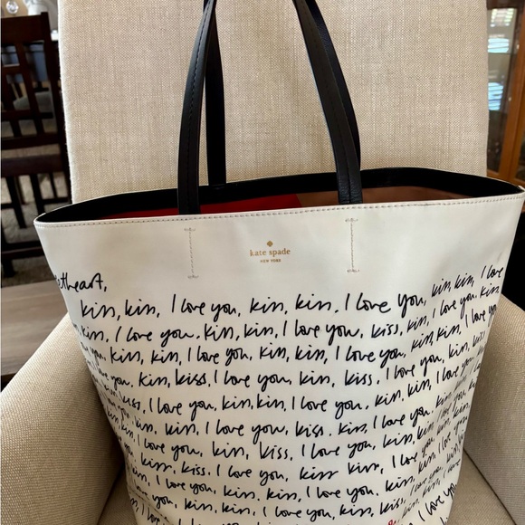 Fun & Flirty KATE SPADE NEW YORK “Heart It Penelope Tote” - Picture 2 of 11